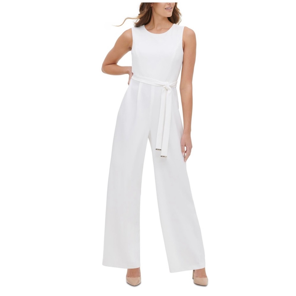 NWT Tommy Hilfiger Jumpsuit White - 10